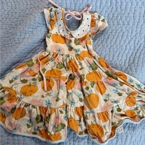 SweetHoney Pumpkin Dress 4T